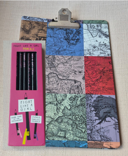 Paperchase world map clipboard - paperchase,