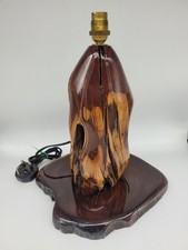Driftwood Lamp Table Desk Light Unique One Off Handmade Stunning Vintage 