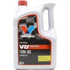 Valvoline VR1 Racing 10W-60 Engine Oil Premium Semi-Synthetic 10W60 5 Litres 5L