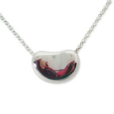 TIFFANY 925 Bean Pendant Necklace g444-98
