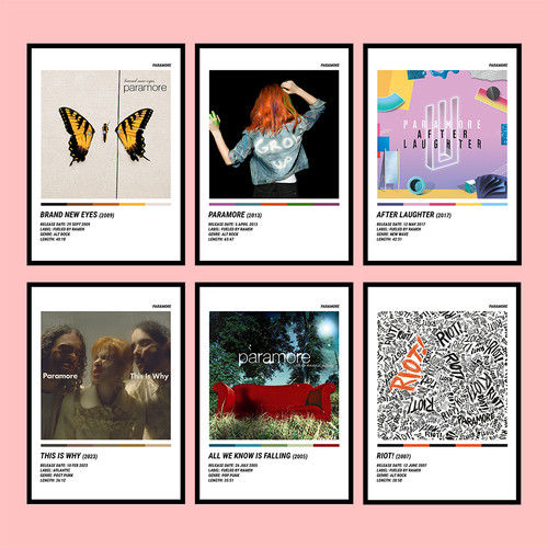 Paramore band artist album - paramore,