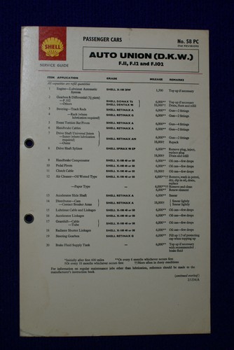Auto union dkw shell - union,