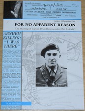 BRIAN BROWNSCOMBE WW2 Arnhem