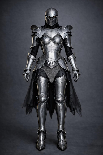 Female dark knight armor - dark,