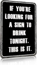 Funny Vintage Bar Decor Man