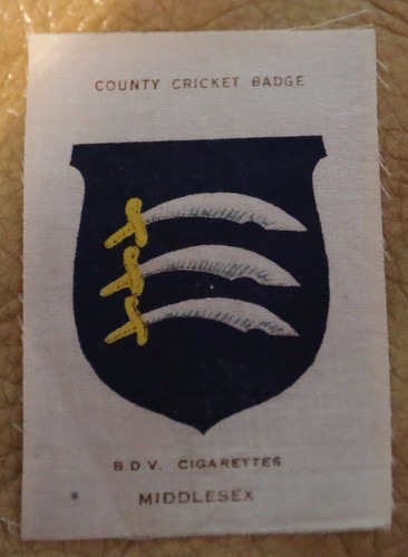 Cricket 1921 silk middlesex - cricket,