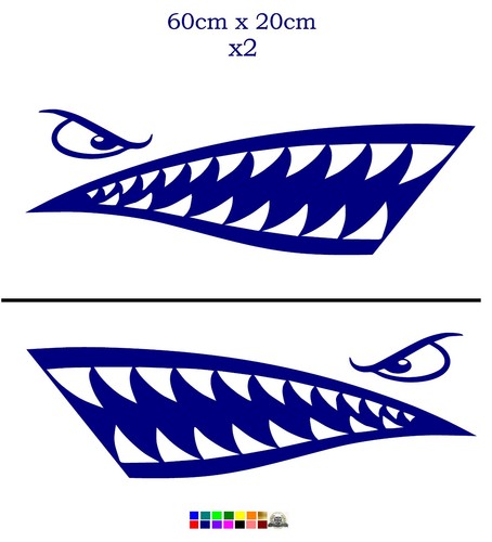 Angry shark teeth vinyl - angry,