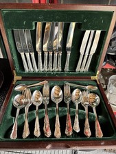 25 Piece Vintage Cutlery Set In Original Presentation Case
