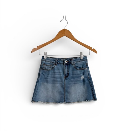 Zara girls denim miniskirt - denim,