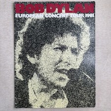 Bob Dylan European Concert Tour 1981 Programme