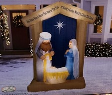 Inflatable Nativity Scene Holy