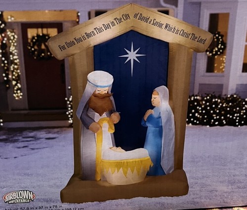 Inflatable nativity scene holy - nativity,