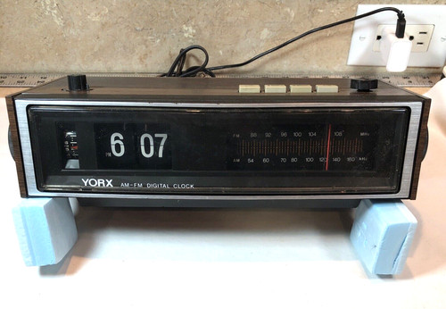 Yorx clock radio flip - clock,