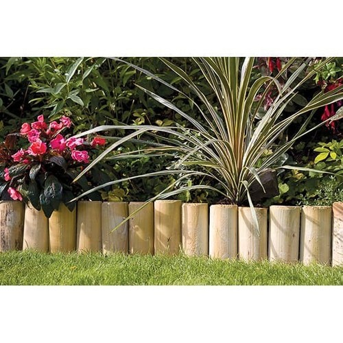 Wooden edge log garden - log,