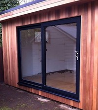 Black sliding patio upvc - upvc, /