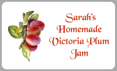 Victoria plum jam pot - jam, jar