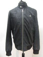 G STAR RAW LEATHER BOMBER