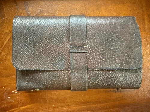 Vintage brown leather - brown, fly