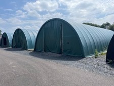 Three 20m x 9m PVC Covered Polytunnel Buildings with Aluminium Frames