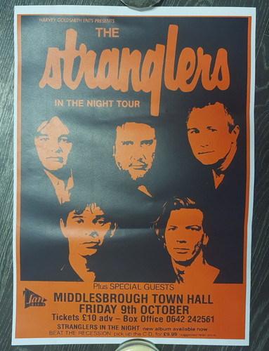The stranglers gig - gig, poster