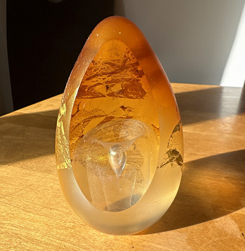 Signed art glass - art,