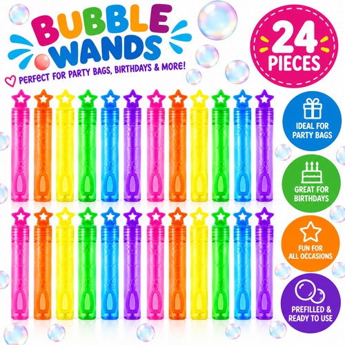 Kids bubble wands party bag - bubble,
