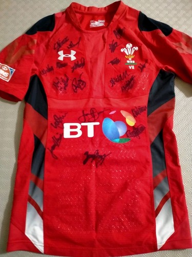 Wales match worn rugby shirt - rugby,