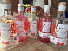 5 x Empty Chase Gin Bottles - 5 x 700ml Upcycling