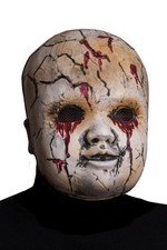 Creepy Doll Mask Adult Size Creepy Scary Halloween Face Masks