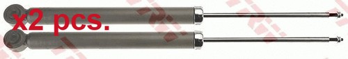 Pcs rear shock absorber set - x2,