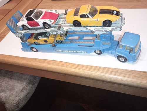 Corgi toys car transporter and - corgi,