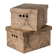 2pc Decorative Storage Boxes