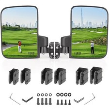 Golf Cart Mirror No Drilling