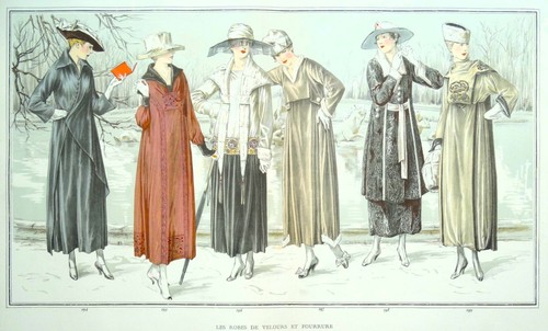 Antique fashion print vintage - antique,