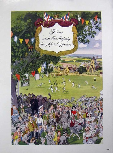 Original old vintage print - old,