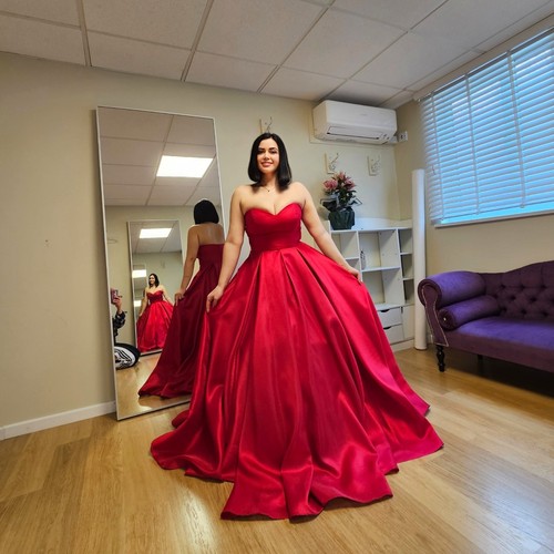 Red ball gown - dress, 12