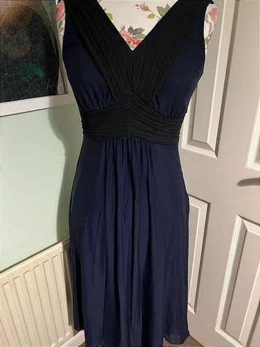 Autograph navy mix midi - m&s,