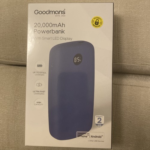 New goodmans power bank - new,