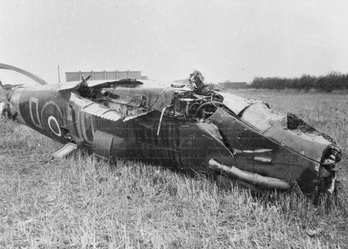 Spitfire crash aviation - crash,