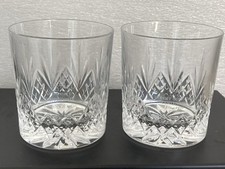 Edinburgh Crystal ‘ Star of Edinburgh’ 2 Whisky Glasses 3” 1996 with Engraving.
