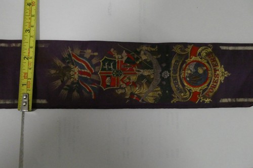 Antique purple silk - purple, sash