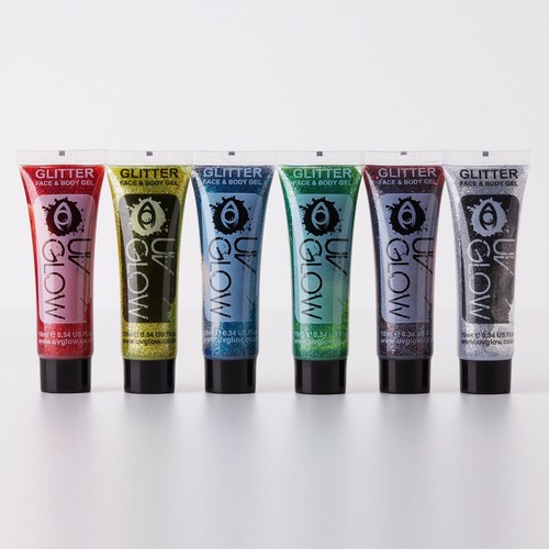 Face body glitter gel 10ml - glitter,