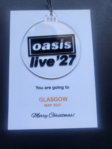 Glasgow oasis live bauble - oasis, 27