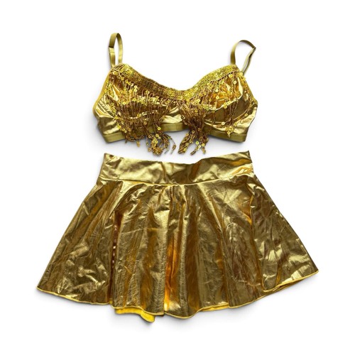 Metallic gold two - gold, rave