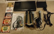 Huge Karaoke Bundle Vocal-Star VS-800 Karaoke Machine with HDMI WM-880 Christmas