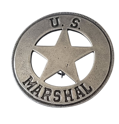 Marshal round badge - round,