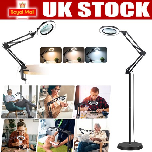 10x glass magnifying - 10x, lamp