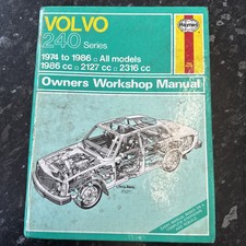 Haynes Owners' Workshop Volvo 240 Series 1974-1986 All Petrol Models