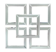 Designer Geometric Wall Art Mirror 40cm x 40cm SLIGHT DEFECT