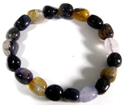 New superb rare blue john - new, bead